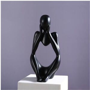 Unbranded (Black ) Thinker Desktop Sculpture Resin Statue Figurines Office Ornament Unbranded (Black ) Thinker Desktop Sculpture Resin Statue Figurines Office Ornament