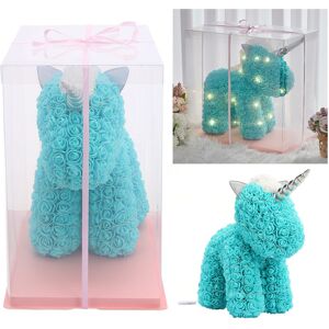 Living And Home (Tiffany Blue) 40cm Foam Flower Rose Unicorn Fantasy Valentine Wedding Birthday Living And Home (Tiffany Blue) 40cm Foam Flower Rose Unicorn Fantasy Valentine Wedding Birthday