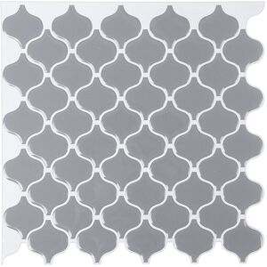 GreenZech Grey DIY 3D Wall Tile Sticker - Self-Adhesive Decor GreenZech Grey DIY 3D Wall Tile Sticker - Self-Adhesive Decor