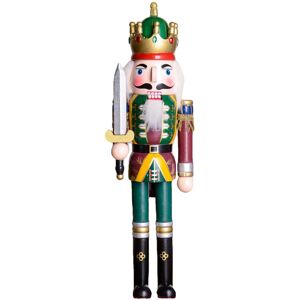 GreenZech () 30cm Wooden Nutcracker Doll Soldier Vintage Handcraft Decoration Christmas Gi GreenZech () 30cm Wooden Nutcracker Doll Soldier Vintage Handcraft Decoration Christmas Gi