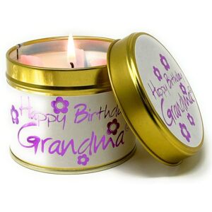 Lily-Flame Lily Flame Happy Birthday Grandma Tin Candle Lily-Flame Lily Flame Happy Birthday Grandma Tin Candle