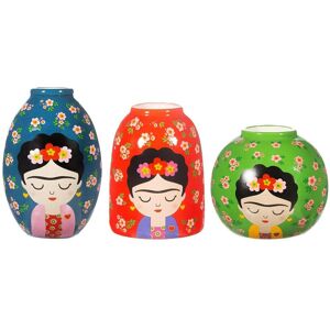 Sass & Belle Floral Frida Vases - Set Of 3 Sass & Belle Floral Frida Vases - Set Of 3