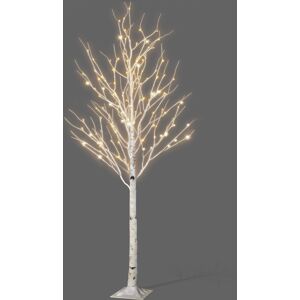 (6ft) NETTA Birch Tree with Warm White Lights - White (6ft) NETTA Birch Tree with Warm White Lights - White