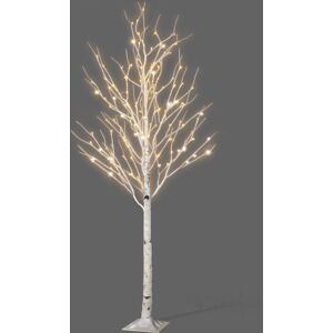 (5ft) NETTA Birch Tree with Warm White Lights - White (5ft) NETTA Birch Tree with Warm White Lights - White