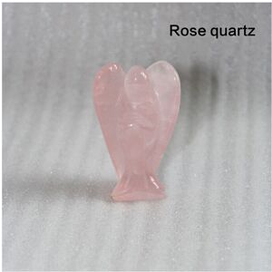 Unbranded (Rose Quartz) Carved Crystal Guardian Angel Figurine Pocket Stone Healing Craft Unbranded (Rose Quartz) Carved Crystal Guardian Angel Figurine Pocket Stone Healing Craft