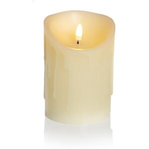 Premier 13x9cm Cream Dancing LED Flame Candle With Melted Effect Battery Operated Realis Premier 13x9cm Cream Dancing LED Flame Candle With Melted Effect Battery Operated Realis