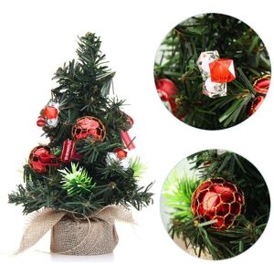 GreenZech (Red) Christmas Home Party Decorations Supplies Mini Tree With Ornaments Toys GreenZech (Red) Christmas Home Party Decorations Supplies Mini Tree With Ornaments Toys