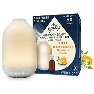 Glade Essential Oil Diffuser Holder & Refill, Cool Mist Aromatherapy Diffuser & Glade Essential Oil Diffuser Holder & Refill, Cool Mist Aromatherapy Diffuser &