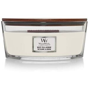 Woodwick Ellipse Scented Candle - White Tea & Jasmine - 50H Woodwick Ellipse Scented Candle - White Tea & Jasmine - 50H