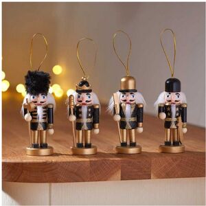 Smart Garden Three Kings Nutcracker Pendant - Black & Gold - 13cm Smart Garden Three Kings Nutcracker Pendant - Black & Gold - 13cm