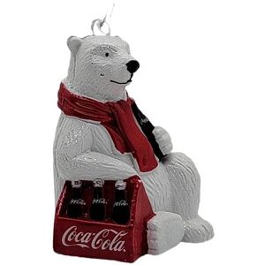 Coca Cola Kurt Adler Coca-Cola Polar Bear with 6 Pack of Bottles Ornament Coca Cola Kurt Adler Coca-Cola Polar Bear with 6 Pack of Bottles Ornament