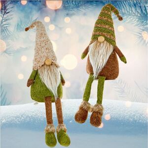 Premier Rustic Forest Christmas Gonk 50cm Sitting Gonk With Dangly Legs Premier Rustic Forest Christmas Gonk 50cm Sitting Gonk With Dangly Legs