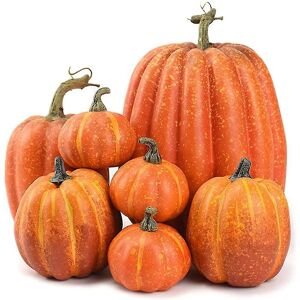 Unbranded (A) 7pcs Simulation Pumpkin Halloween Fake Artificial Pumpkin Table Home Decor Unbranded (A) 7pcs Simulation Pumpkin Halloween Fake Artificial Pumpkin Table Home Decor