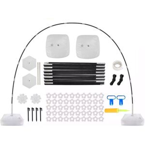 Unbranded (Black) 76pc Balloon Arch Column Frame Garland Adjustable Arch Stand Wedding Par Unbranded (Black) 76pc Balloon Arch Column Frame Garland Adjustable Arch Stand Wedding Par