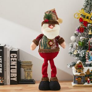 Living And Home Santa Claus Standing Christmas Doll Plush Toy Xmas Ornament Living And Home Santa Claus Standing Christmas Doll Plush Toy Xmas Ornament