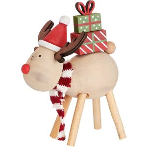Sass & Belle Christmas Standing Decoration Reindeer & Presents Ornament Sass &Belle Sass & Belle Christmas Standing Decoration Reindeer & Presents Ornament Sass &Belle