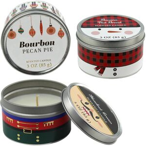 Unbranded (Christmas Winter Nutcracker) Set 3 Holiday Christmas Scented Candles Fragrance Unbranded (Christmas Winter Nutcracker) Set 3 Holiday Christmas Scented Candles Fragrance