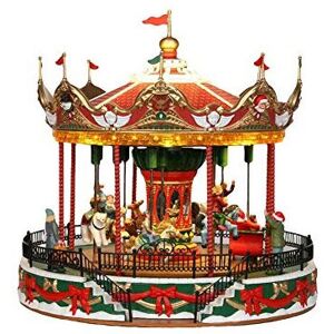 Lemax Santa Carousel - Christmas Gyrating Toy with Music Lemax Santa Carousel - Christmas Gyrating Toy with Music