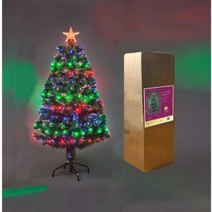 SHATCHI (3Ft) Multicolour 8 Modes Fibre Optic Christmas Tree LED Pre-Lit SHATCHI (3Ft) Multicolour 8 Modes Fibre Optic Christmas Tree LED Pre-Lit