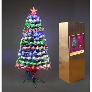 SHATCHI (6Ft) Frosted Tips 8 Modes Fibre Optic Christmas Tree LED Pre-Lit SHATCHI (6Ft) Frosted Tips 8 Modes Fibre Optic Christmas Tree LED Pre-Lit