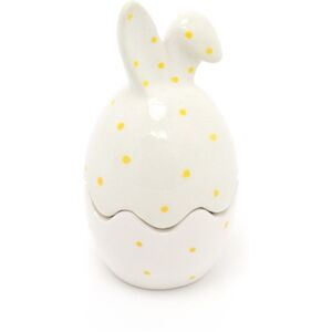 Carousel Ceramic Easter Egg Shaped Trinket Box Polka Dot Bunny Egg Shape Trinket Pot Carousel Ceramic Easter Egg Shaped Trinket Box Polka Dot Bunny Egg Shape Trinket Pot
