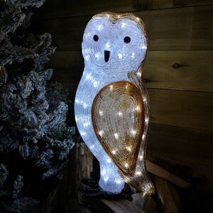 Snow Time The Snowman & Snowdog 2018 56cm Acrylic Owl Figure with 100 Ice White LEDs Snow Time The Snowman & Snowdog 2018 56cm Acrylic Owl Figure with 100 Ice White LEDs