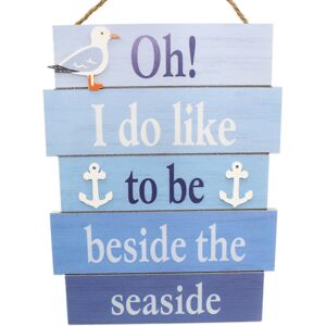 Carousel Decorative Wooden Nautical Plaque Hanging Sign ~ Beside The Seaside Carousel Decorative Wooden Nautical Plaque Hanging Sign ~ Beside The Seaside
