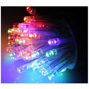 Vivo (Multi Colour, 50) Christmas LED Fairy Lights Battery Operated - Xmas Tree Icicl Vivo (Multi Colour, 50) Christmas LED Fairy Lights Battery Operated - Xmas Tree Icicl