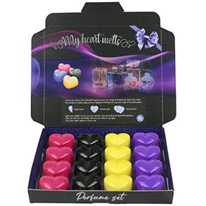 Spotless Leopard Mixed Perfume Wax Melts: 16 Heart Shaped Melts in a Presentation Gift Box, 4 pcs Spotless Leopard Mixed Perfume Wax Melts: 16 Heart Shaped Melts in a Presentation Gift Box, 4 pcs