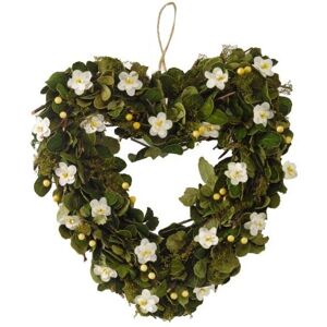 Smart Garden Artificial Flower Door Wreath Spring Bloom Hanging Heart Home Garden Decor Smart Garden Artificial Flower Door Wreath Spring Bloom Hanging Heart Home Garden Decor