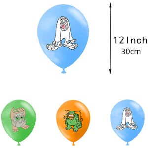 Unbranded (18 Balloons) My Singing Monster Theme Birthday Banner Balloon Party Supplies De Unbranded (18 Balloons) My Singing Monster Theme Birthday Banner Balloon Party Supplies De