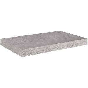 vidaXL Floating Wall Shelf Concrete Grey MDF Home Bookcase Wall Board CD Rack vidaXL Floating Wall Shelf Concrete Grey MDF Home Bookcase Wall Board CD Rack