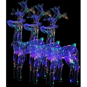 (multicolour, 60 x 16 x 100 cm/ 3 pcs) vidaXL Reindeer Christmas Decoration Xmas (multicolour, 60 x 16 x 100 cm/ 3 pcs) vidaXL Reindeer Christmas Decoration Xmas