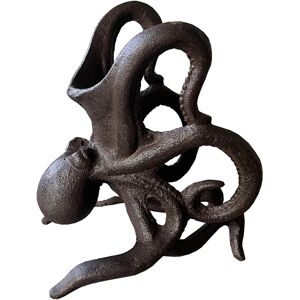 Selections Cast Iron Octopus Shaped Wine Bottle Holder Selections Cast Iron Octopus Shaped Wine Bottle Holder