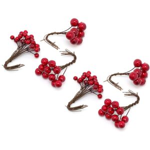 Carousel Home Pack Of 2 Artificial Red Berry Stems Christmas Holly Berries Picks Christmas T Carousel Home Pack Of 2 Artificial Red Berry Stems Christmas Holly Berries Picks Christmas T