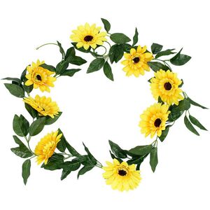GreenZech Artificial Sunflower Garland - Wedding & Party Decor GreenZech Artificial Sunflower Garland - Wedding & Party Decor