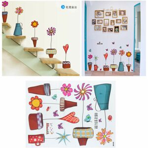 GreenZech 40x60cm Baby Room Cartoon Flower Craft Butterfly Stickers Window Glass DIY Decal GreenZech 40x60cm Baby Room Cartoon Flower Craft Butterfly Stickers Window Glass DIY Decal