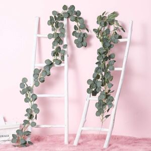 GreenZech 2M Artificial Plants Greenery Garland Faux Silk Vines Wreath Wedding Wall Leaves GreenZech 2M Artificial Plants Greenery Garland Faux Silk Vines Wreath Wedding Wall Leaves