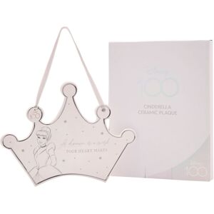 Disney 100 Cinderella White Hanging Plaque Princess Home Decoration Disney 100 Cinderella White Hanging Plaque Princess Home Decoration