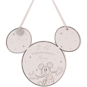 Disney 100 Mickey Mouse White Hanging Plaque Kid Rooms Home Decoration Disney 100 Mickey Mouse White Hanging Plaque Kid Rooms Home Decoration