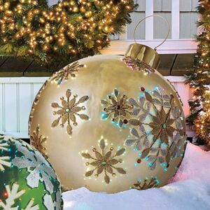 SRJ STAR (G) Inflatable Christmas Ball PVC Xmas Tree Baubles Party Wedding Decoration SRJ STAR (G) Inflatable Christmas Ball PVC Xmas Tree Baubles Party Wedding Decoration