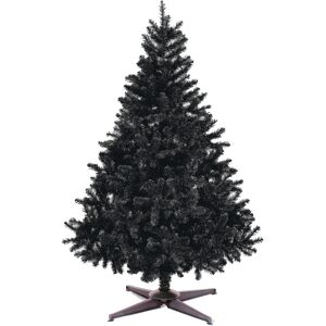 Snow Time Snowtime 6ft Festive Black Colorado Pine Christmas Tree - 606 Tips, Plastic Stan Snow Time Snowtime 6ft Festive Black Colorado Pine Christmas Tree - 606 Tips, Plastic Stan