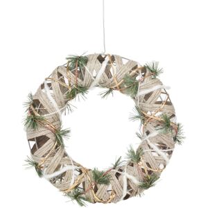 URBN Living 30cm Light Up Christmas Decorative Wreath 20 LEDs & Timer Fireplace Front Door URBN Living 30cm Light Up Christmas Decorative Wreath 20 LEDs & Timer Fireplace Front Door