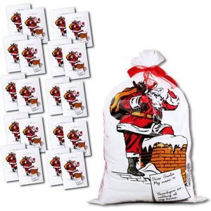 eBuyGB (Pack of 20) Giant Santa Sacks Stocking Jumbo Father Christmas Large Xmas Gift P eBuyGB (Pack of 20) Giant Santa Sacks Stocking Jumbo Father Christmas Large Xmas Gift P
