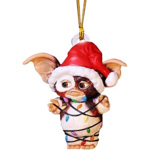 Unbranded (D) Christmas Gremlins Gizmo Fairy Light Santa Hat Hanging Xmas Tree Ornament De Unbranded (D) Christmas Gremlins Gizmo Fairy Light Santa Hat Hanging Xmas Tree Ornament De