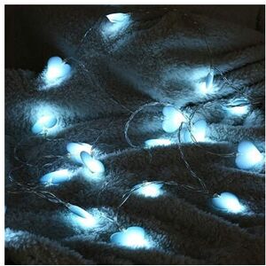 GreenZech (Blue, 1.5m 10leds) LED Heart Shape String Lights 1.5M 3M Indoor Fairy Christmas GreenZech (Blue, 1.5m 10leds) LED Heart Shape String Lights 1.5M 3M Indoor Fairy Christmas