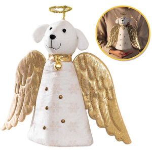 Unbranded Christmas Angel Dog Christmas Tree Topper Hanging Ornament Decoration Unbranded Christmas Angel Dog Christmas Tree Topper Hanging Ornament Decoration