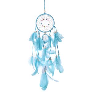 GreenZech (Blue) Handmade Christmas Light LED Light Feather Dream Catcher Home Party Weddi GreenZech (Blue) Handmade Christmas Light LED Light Feather Dream Catcher Home Party Weddi
