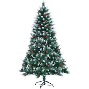 SHATCHI (7 Feet) Christmas Tree Bushy Snowy Pencil Home Décor SHATCHI (7 Feet) Christmas Tree Bushy Snowy Pencil Home Décor