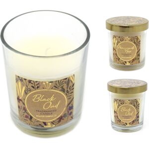 Carousel Floral Delight Scented Candle Pot White Wax Fragranced Candle in Glass Jar & L Carousel Floral Delight Scented Candle Pot White Wax Fragranced Candle in Glass Jar & L